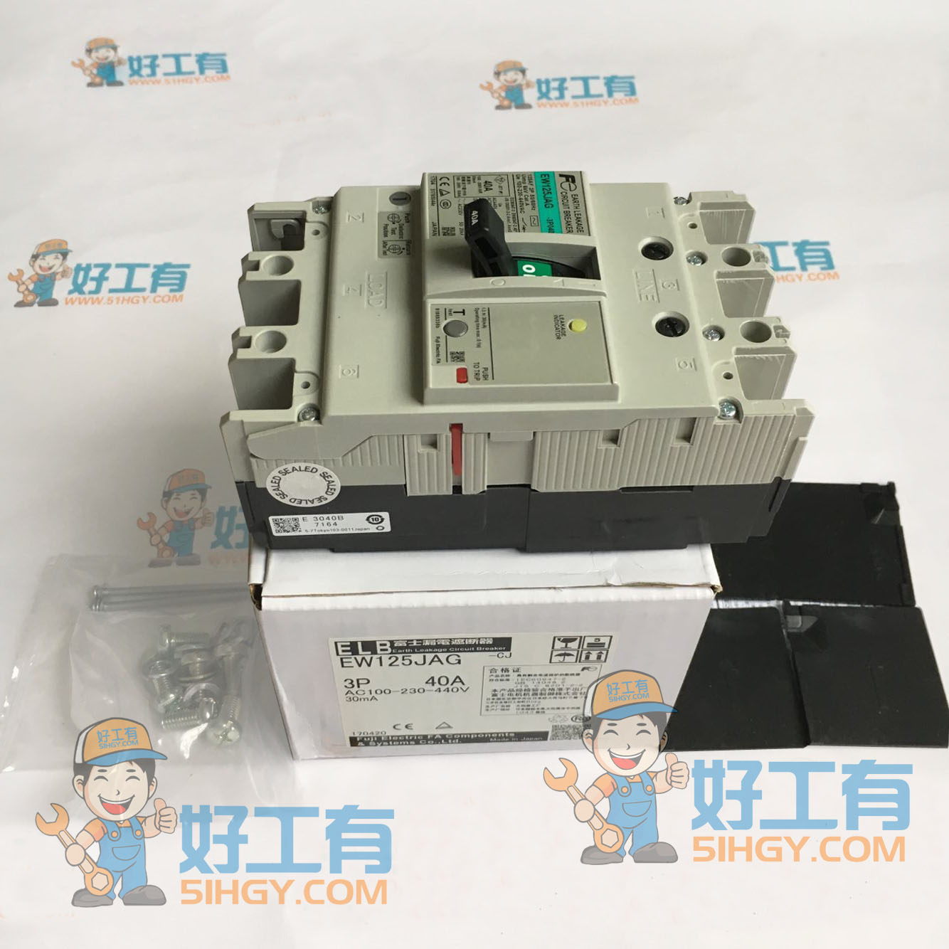 富士 EW125JAG 3P 40A 断路器