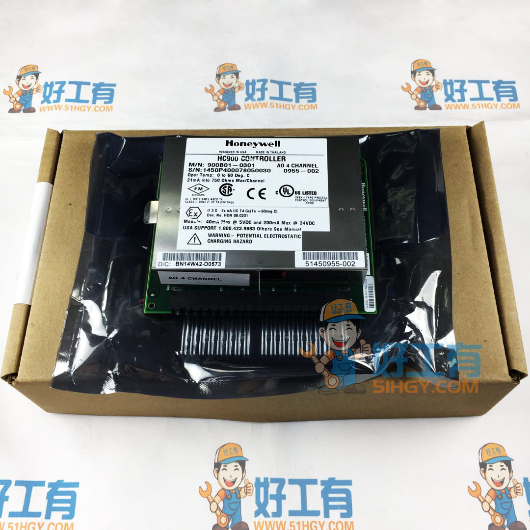 霍尼韦尔卡件900B01-0301  HC900 输入输出模块