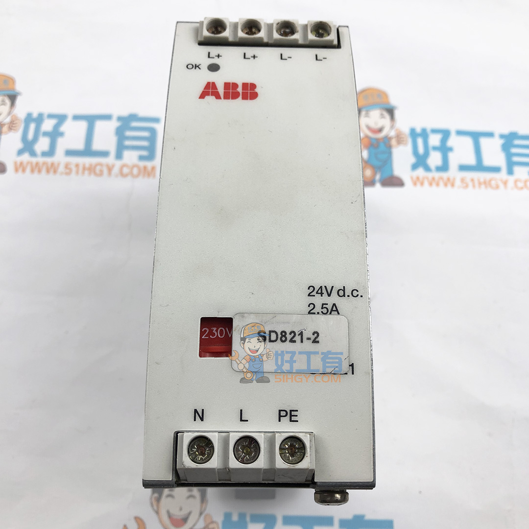 ABB DCS电源模块 SD821 3BSC610037R1  2.5A 24V