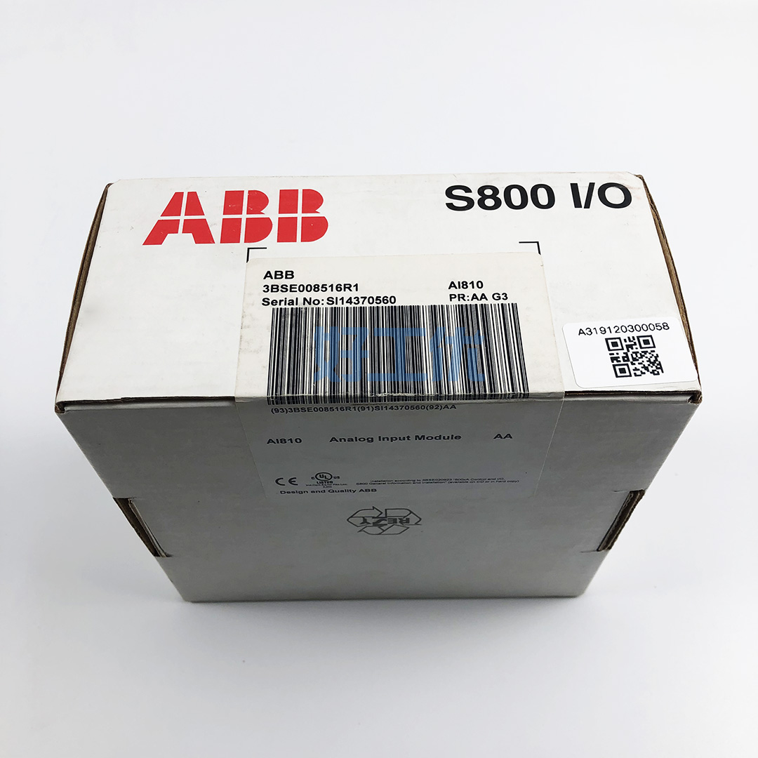 ABB模拟量输入模块AI810 3BSE008516R1