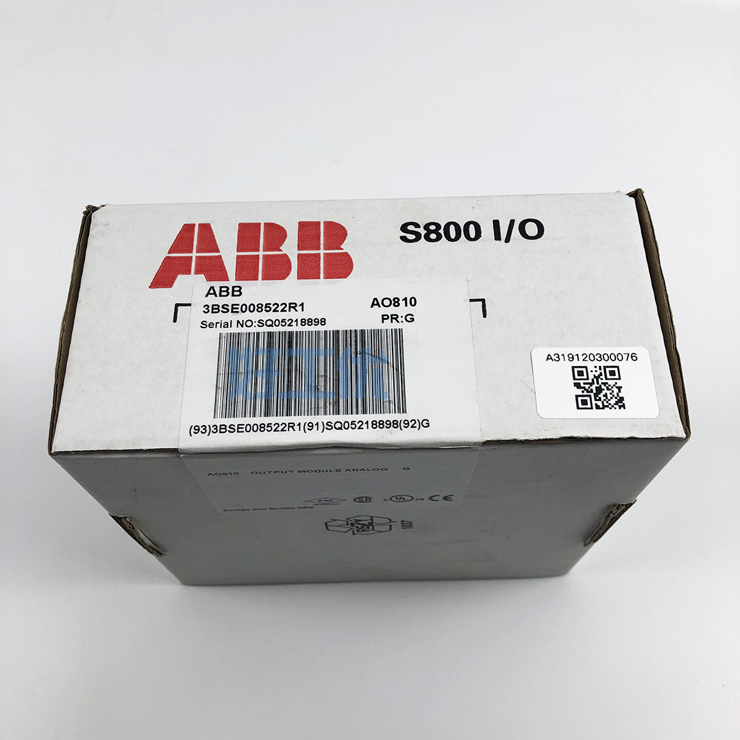 ABB模拟量输出模块AO810 3BSE008522R1
