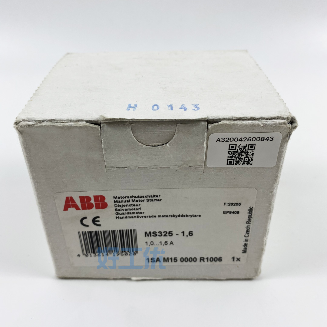 ABB  MS325-1,6 1SAM150000R1006  断路器