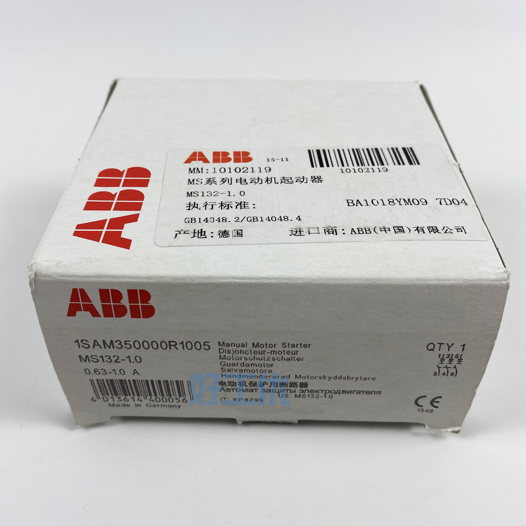 ABB 电动机断路器 1SAM350000R1005