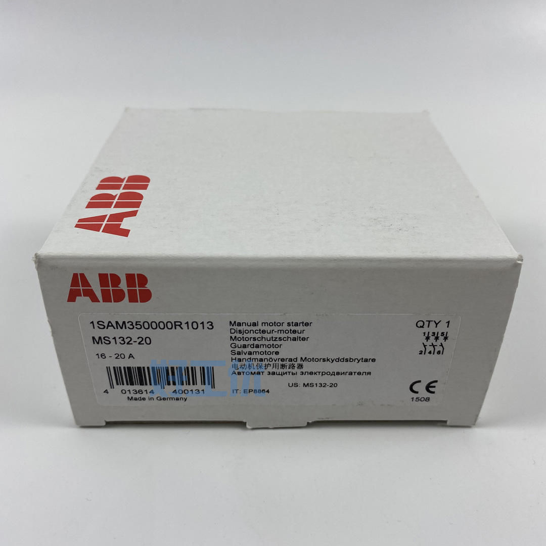 ABB 电动机断路器 MS132-201SAM350000R1013