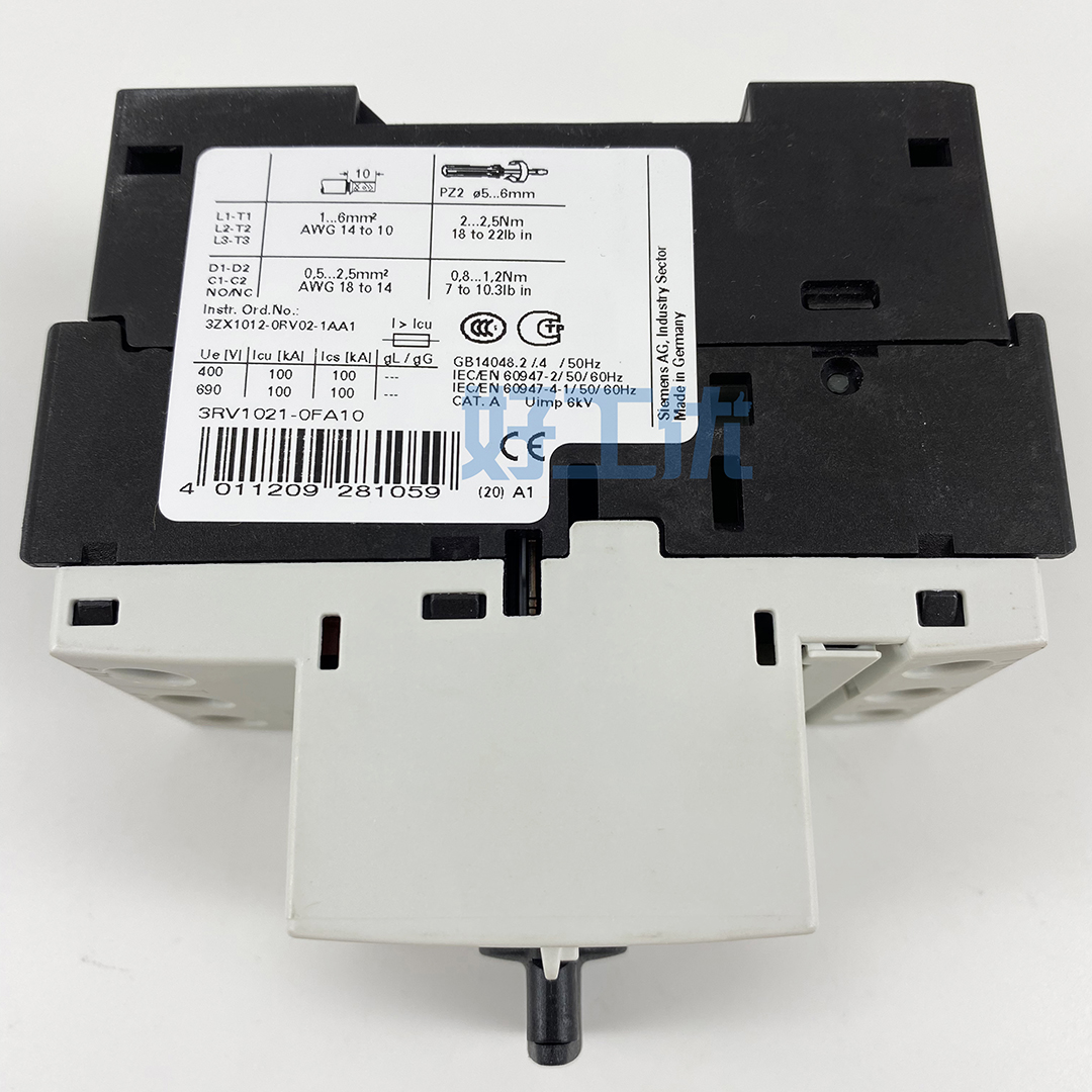 西门子	3RV1021-0FA10	断路器