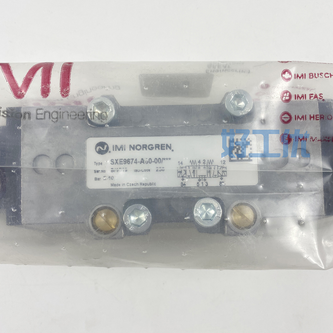 IMI NORGREN诺冠 电磁阀 SXE9674-A60-00-13J